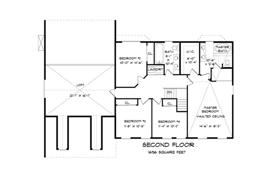 Nottingham 4 Bedroom Colonial Floor Plan